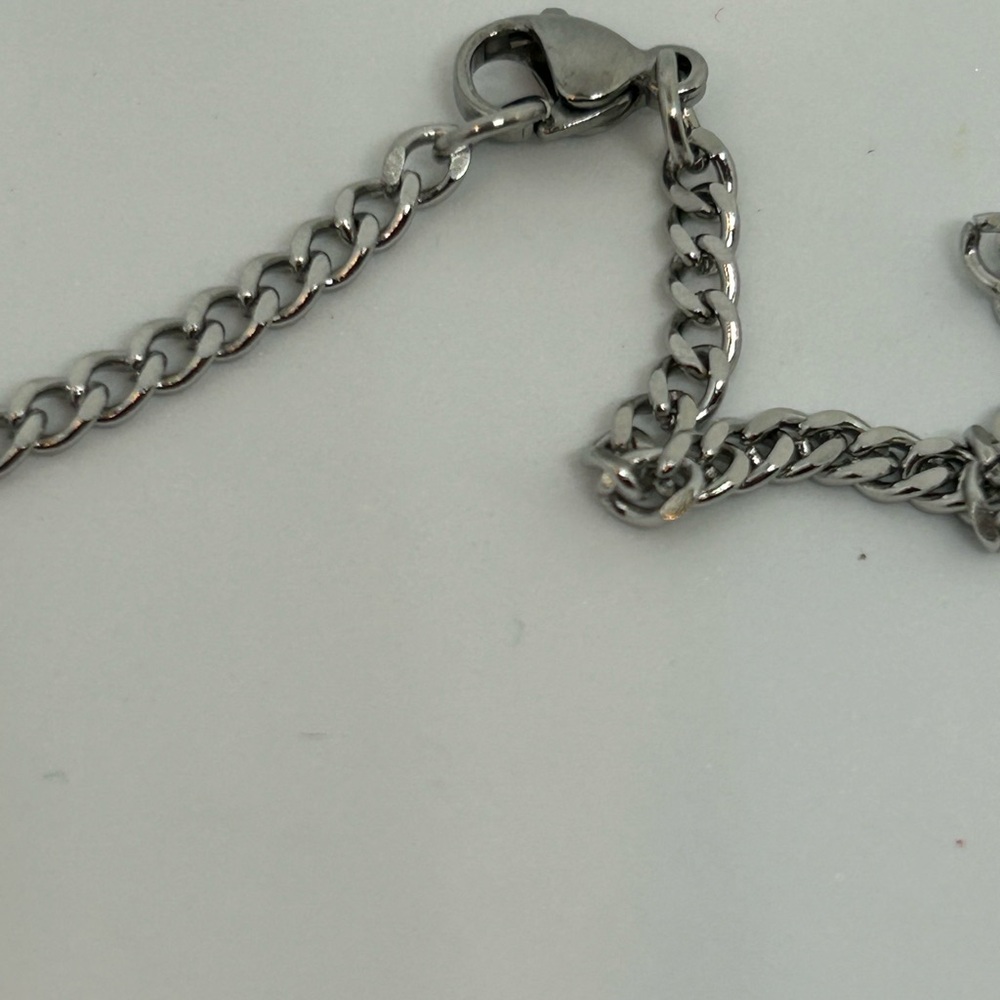 Stainless steel cross necklace 20” crucifix pendant men’s - Picture 4 of 7